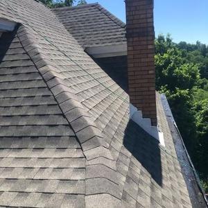 Roof Replacement with GAF Timberline HDZ Shingles.