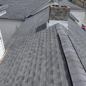 Roof replacement with GAF Timberline HDZ shingles.